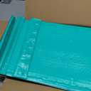 Quality Park Bubble Mailers, 8.25 x 11 Shipping Envelopes, Water Resistant Teal Poly Padded Envelopes, Redi-Strip Peel Off Closure, 25 Per Box (QUA85860) (One Size)