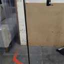 Globe Electric Barden 58" Matte Black Floor Lamp with White Linen Shade, 67065