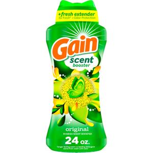 Gain In-Wash Laundry Scent Booster, Original Scent, 24.0 OZ, Fresh Extender + Odor Protection (24 Ounce (Pack of 1)