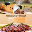 BBQ Blanket for Resting Meat,Barbecue Blanket for Resting Meat,21 Inch BBQ Blanket Meat Resting Bag,Reusable Smoker Grilling Meat Insulated Brisket Bag Grilling Gifts for Men (Yellow-with Gift Box)