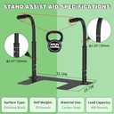 Heavy Duty Couch Stand Assist, Height & Width Adjustable Standing aid & Support Device, Chair/Sofa Stand Assist for Elderly Mobility & Daily Living Sit to Stand(400LBs Loading, Black)