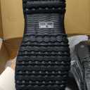 TIDEWE Rubber Boots for Men, 5.5mm Neoprene Insulated Rain Boots with Steel Shank, Waterproof Mid Calf Hunting Boots, Sturdy Rubber Work Boots for Farming Gardening Fishing (11, Black)