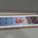JCJMY 8x24 Picture Frame with 6x22 Mat, Panoramic Picture Frame Display Photo 6x22 with Mat or 8 x 24 Without Mat, Wall Hanging Large 8 by 24 Poster Frame with Plexiglass, Rustic Brown