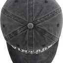 XacaYuerp Vintage 1935 1945 1955 1965 1975 1985 1995 Baseball Hat for Men Women, Adjustable Cotton Embroidered Baseball Cap (Black)