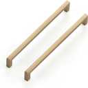 Ravinte 5 Pack Solid 7-1/2 Inch Hole Center Slim Square Bar Champagne Bronze Cabinet Pulls Drawer Handles Kitchen Cabinet Handles Drawer Pulls Kitchen Hardware,5, 7-1/2 Inch Hole Center
