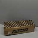 PowX - Textured Foam Roller for Muscle Massage HIGH-DENSITY 18" x 5.5" - Black
