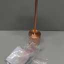 Simple Designs LD1083-CPR 12.75" Mushroom Magic Disc Dimming & Rechargeable Cordless 4-Way Touch Sensor Stick Desk Lamp, Copper