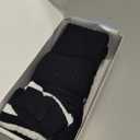 Thigh-High Socks | Womens Striped Cotton Thigh High Tube Sock | Over Knee Boot Socks (Black) 5-11, Black W White Stripes