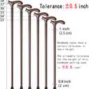Wooden Walking Cane with 5 Height for Men and Women, Handmade Wood Cane with Comfort Grip Handle, Supportive Mobility Aid for Seniors, Fashionable & Classic Lightweight Stick
