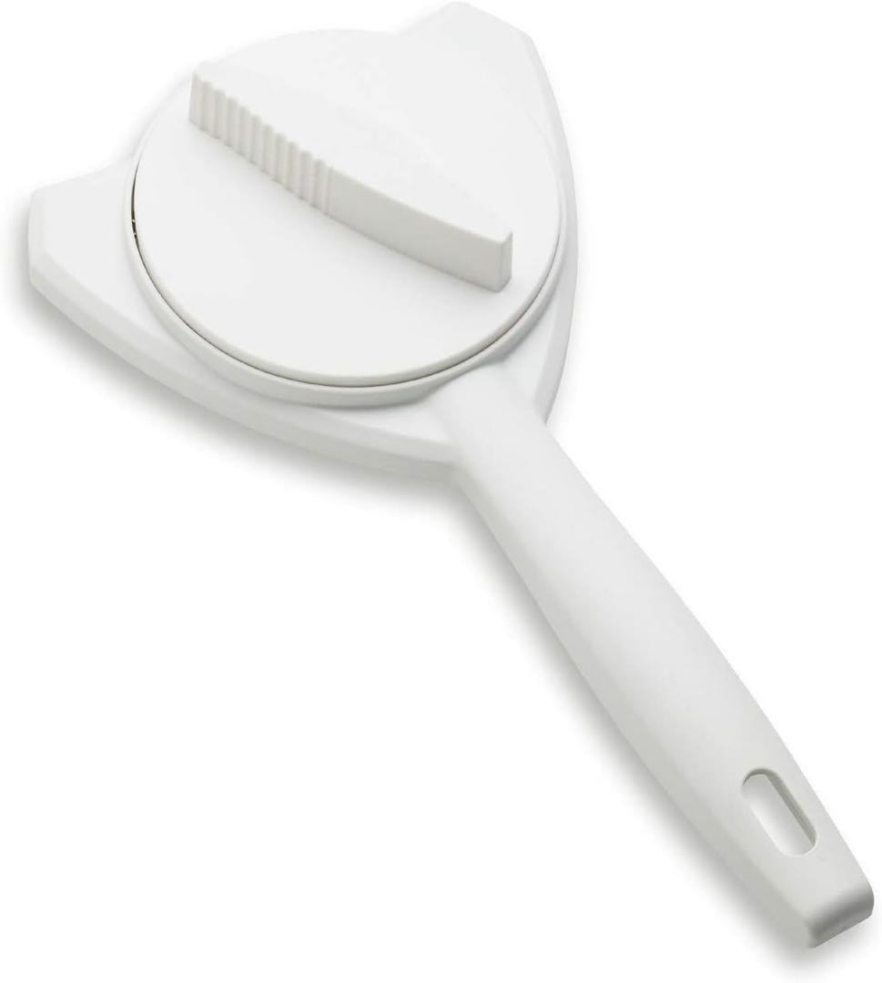 KUHN RIKON Strain-Free Gripper Opener for Jars and Bottles, 10 x 5 x 2.25 inches, White