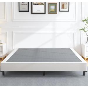 Vaciwe Queen Box Spring 6 Inch Heavy Duty Metal Box Springs Mattress Foundation with Easy Clean Fabric Cover, Noise Free, Easy Assembly