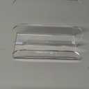 Acrylic Mail Organizer - 2 Section Desk Organizer with File Sorter and Letter Holder
