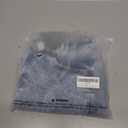 KDF Women's Denim Skirt with Shorts Trendy Denim Skort Jean Skirt with Raw Hem & Pocket (Blue)
