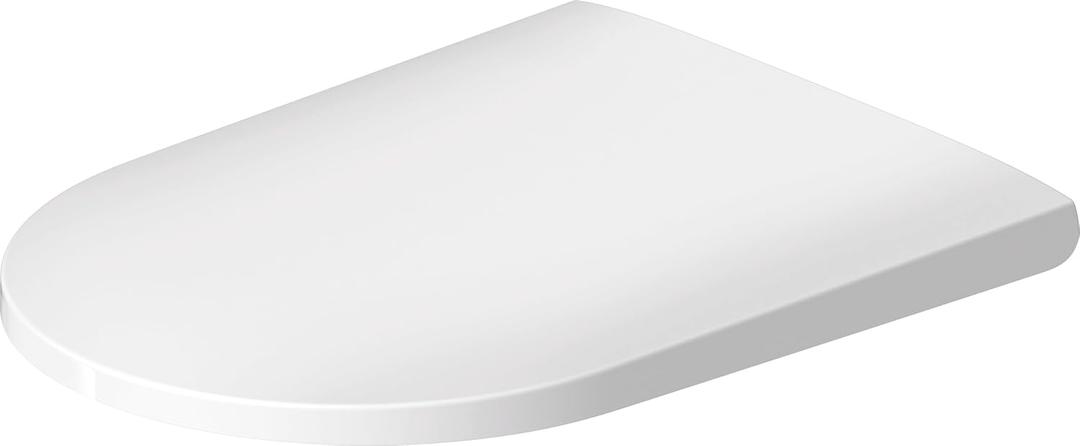 D-Neo Elongated Closed-Front Toilet Seat with Soft Close (White)
