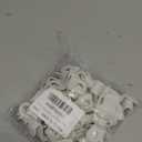 50 PCS Space Saving Hanger - Clothes Connector Hooks, Stacking Space Saver, Plastic Closet Organizers and Storage Extender for Heavy Duty Cascading Connection (White)