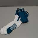 MadSportsStuff Baseball and Softball Stirrup Socks with Stripes Featheredge for Boys Girls Men Women Youth Adult Teams, (Teal/ Black/ White, Large)
