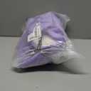 iBuddy Dog Winter Coat for X-Large Dogs, Easy on Dog Snow Fleece Coat Velcro Waterproof Pet Puffer Jacket with Harness Hole Adjustable Reflective Quilted Pet Cold Weather Vest for Girl Female (Purple)