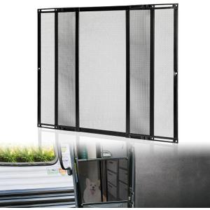 Premium RV Screen Door Protector, Lightweight Adjustable 22"- 35" RV Entry Screen Door Grille, Metal Screen Door Guard for RV, Camper, Yard, Garden