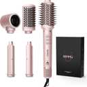 Nimmu 5 in 1 Blow Dryer Brush Set, 110,000 RPM High-Speed Negative Ionic Blow Dryer Brush Fast Drying, Multi Hair Styler Curlers, Hot Air Styler for Curling Volumizing Straightening Styling