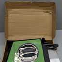 SOVPAIT Outdoor Heated cat House with Heating pad and Escape Door, Waterproof and Warm Stray cat House,Suitable for Indoor, Outdoor, Winter, and Summer(Green, M20*14.8 * 12.8)