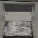 Amerdeco 10 Pack Matte Black Cabinet Pulls 3 Inch(76mm) Hole Center Kitchen Cabinet Handles Cabinet Hardware for Bathroom Drawer Pulls ZH0001