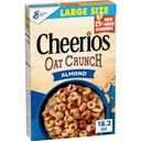 2 x Cheerios Oat Crunch Almond Breakfast Cereal, Made with Whole Grain, Large Size, 18.2 oz (EXP 05/02/26)