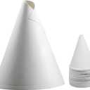 100PCS Disposable Car Engine Oil Funnels, Paper Vehicle Fuel Dispenser for Motor Oil, No Spill Automotive Fluid Gas Change Cone Funnel Accessories, Universal for SUV, Sedan, Truck