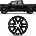 18 Inch Wheel Skins Compatible with 2022-2024 Toyota Tundra and 2023-2025 Toyota Sequoia, Wheel Covers for Matching Factory Wheels, Set of 4