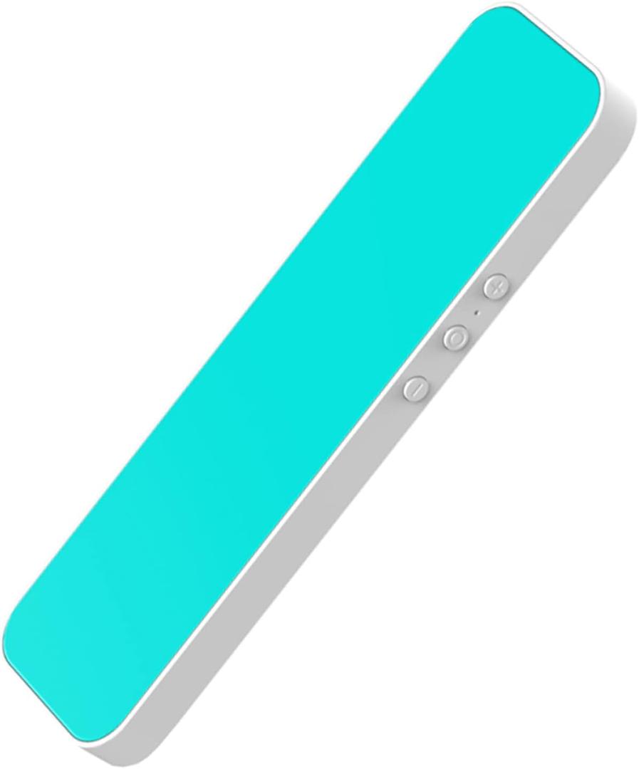 Hesond Pillow Speaker Light and Thin Bone Conduction Stereo Bluetooth Wireless Music Sleep Headphones Portable White Noise Machine for Side Sleepers Compatible with iOS/Android/Windows (Blue)