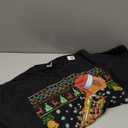 Trumpet Christmas Lights Funny Music Lover Ugly Sweater Xmas T-Shirt, Size: Large