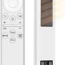 BN59-01391A Solar Voice Remote Replacement for Samsung Frame TV Remote with Bluetooth Rechargeable Solar Cell, for Samsung Smart TVs Neo LED 4K 8k Ultra HD 2021-2023, 4 Shortcut Buttons, White