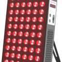 BONTANNY Red Light Therapy, 660nm 850nm 2-Wavelength Red Near Infrared Light Device with 60 Dual Chip Clinical Grade LEDs, Remote Control, Timer for Face, Body, Skin, Pain Relief, BO-300 (Black)