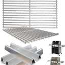 Genesis E310 Grill Grates & 7620 Flavorizer Bars for Weber Genesis 300 Series (2011-2016), Genesis E330 E320 E310 S310 S320 S330 EP/CEP310 EP/CEP320 EP/CEP330 Grill Parts with Front-Mounted Control | Fits Genesis E/S/EP310-E330 front control grills,7524 grill grates 7620 flavorizer bars bbq replacement kit,even heating