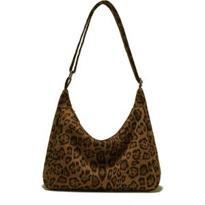 JOLLQUE Crossbody Bags for Women, Soft Foldable Vegan Leather Shoulder Handbag, Autumn Winter Slouchy Handbag Purses