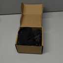 Idepet Dog Suspender Boots, Tall Dog Boots Anti-Slip & Fall Waterproof Shoes Leggings, Adjustable Suspender Boots for Dogs Winter Snow Rain Hiking Paws Protector(Black, 2)