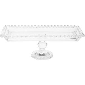 Glass Cake Stand Dessert Tray Candy Cake Serving Plate 11.7inch Serving Platter Footed Buffet for Wedding Brithday Party Decor Supplies