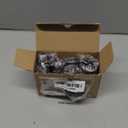 4in Barn Door Latch 12Pack Door Lock Hardware, Sliding Door Lock Eye Hook Latch with Screws, Rust-Resistant Metal Gate Latch