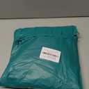 Probeauty Brown Curly Wig, 19.6 Inches Long Wavy Middle Parting Heat-Resistant Synthetic Fiber Hair + Wig Cap for Halloween Costume Cosplay