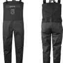 Mens 3L-Gore Pro-Tex Waterproof Fishing Waders Bib Pants  Breathable, Heavy-Duty Overalls for Foul Weather (Large)