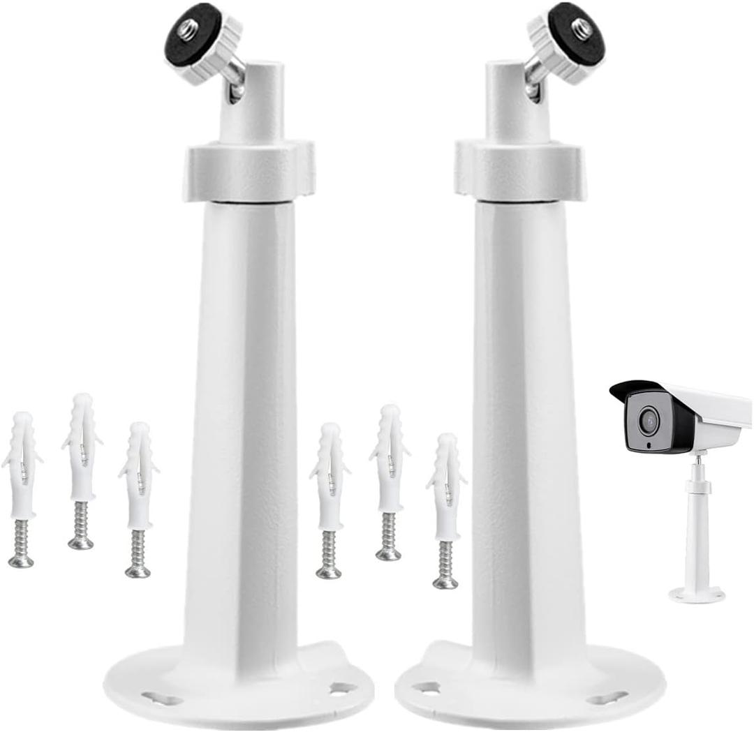 Security Camera Universal Mounting Bracket, Wall Ceiling Mounts Stand Holder Bracket Adjustable Compatible with Wireless Arlo Pro Security CCTV Surveillance Camera