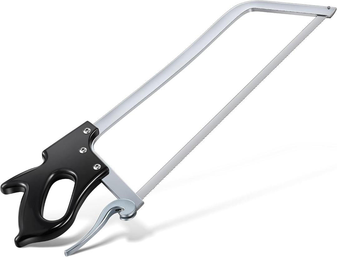 Ceoighe 22 Inch Butcher Saw Meat Bone Cutting Stainless Steel Blade