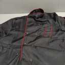 Men's Chef Coat Uniform Short Sleeve Cook Jacket Restaurant Kitchen Work Breathable Clothes, L