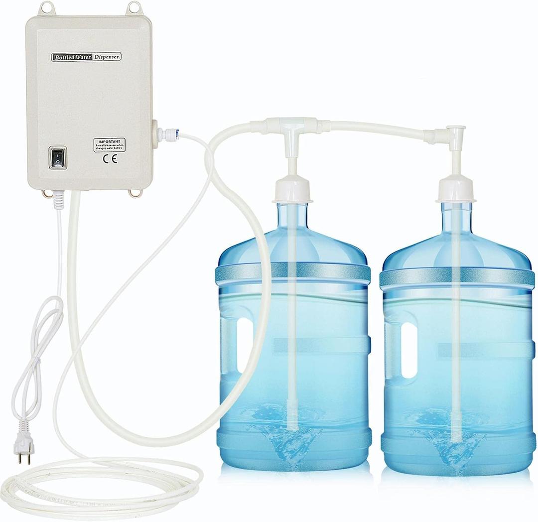 5 Gallon Water Jug Dispenser Pump Automatic Water Dispenser Bottled Water Dispensing Pump System Bottled Water Machine Drinking 5 Gallon Fridge Ice Maker