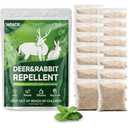 16 Pack Deer & Rabbit Repellent Pouches, Effective Garden Animal Repellent to Protect Plants, Flowers & Yard – Long-Lasting, Weather Resistant, Easy to Use