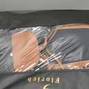 FLORICH Leather Seat Covers, Seat Covers Full Set, Car Seat Protectors 5 Seats,Automotive Seat Covers Fit for Most Cars Trucks-Brown&Black