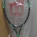 Wilson Tour Slam Adult Recreational Tennis Racket - Grip Size 4 - 4 1/2", Grey/Green