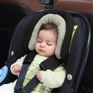 COOLBEBE New 2-in-1 Babybody Supports for Baby Newborn Infants - Extra Soft Stroller Cushion Pads Car Seat Insert, Seasons, Black