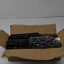 VTRIN 10 Tier Shoe Rack Tall Large Capacity 50 Pair Wide Shoe Organizer with Two Hooks Sturdy Metal Shoe Shelf for Entryway, Closet, Bedroom (Black)