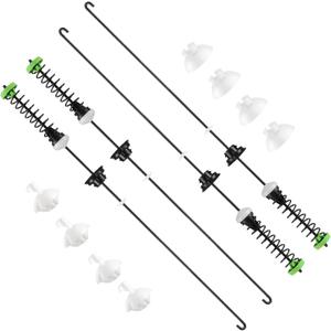 2026 Upgrade W11130362 WTW5000DW1 WTW5000DW2 WTW5000DW3 MVWX655DW1 MVWC565FW1 MVWC565FW2 Washer Suspension Rod Kit for Whirlpool Maytag Kenmore, Replace W10594080 W10735786 W10748956
