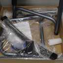 Careboda Lightweight Folding Walker with 5" Wheels, Portable Medical Walker with Adjustable Height and Trigger Release for Seniors and Adults, Aluminum Frame Supports up to 300 lbs, Charcoal Grey